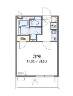 レオネクストパタータ【3階】の間取り