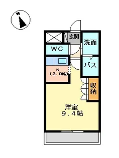 LOHAS・オオアライⅡ【2階】の間取り