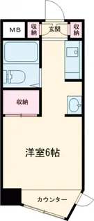 パークサイド野川公園【3階】の間取り