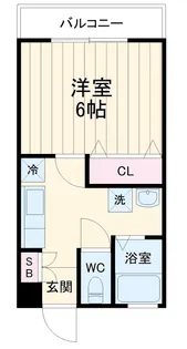 クリハラⅠ【101号室】の間取り