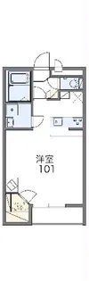 レオパレスリヴェールⅠ【209号室】の間取り