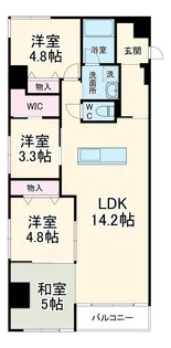 アルコリバーサイド【401号室】の間取り