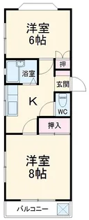 サウザンヒル【2階】の間取り