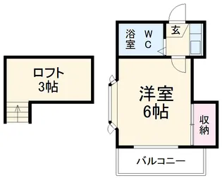 セントラル緑地公園【210号室】の間取り