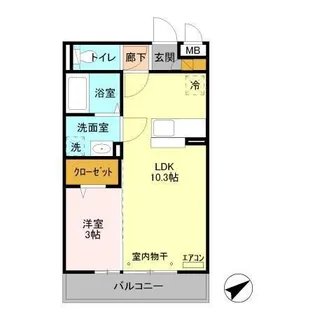グランシャリオ【3階】の間取り