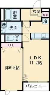 ブライト井の頭【A202号室】の間取り