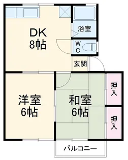 ハイム小国Ⅱ【203号室】の間取り