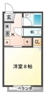 ミューズイン大崎【201号室】の間取り