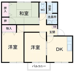 ボナールA【2階】の間取り