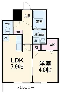 クィーンクェshoto【2階】の間取り