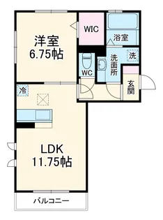 メゾン・ドゥ・ボネール【3階】の間取り