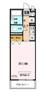 アイビスふじみ野【2階】の間取り
