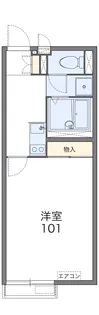 レオネクストインディゴⅠ【105号室】の間取り