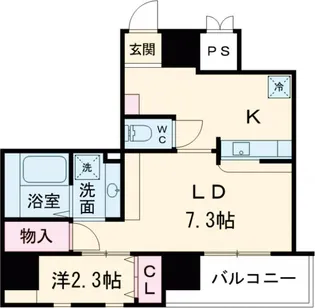 ブライト・リッツ【5階】の間取り