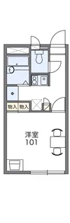 レオパレスマロニエ【2階】の間取り