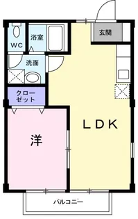 東ハイツ【2階】の間取り