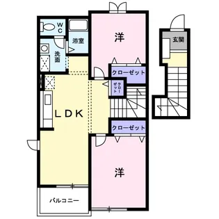 ヒルトップ【2階】の間取り