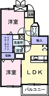 カイラス・ドルフ【3階】の間取り