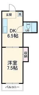 グリーンハイツオオバ【4B号室】の間取り