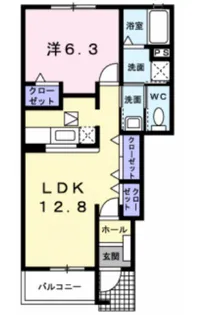 サンリット【1階】の間取り