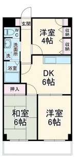 アルテハイム厚木【303号室】の間取り
