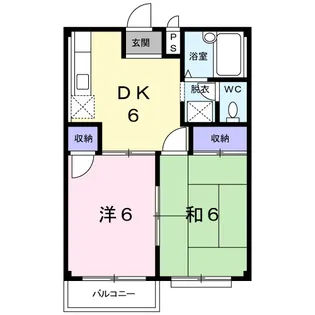 ニューシティーB【2階】の間取り