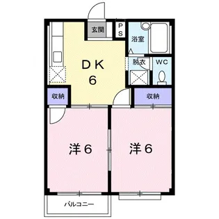 カーサ.サラム【2階】の間取り
