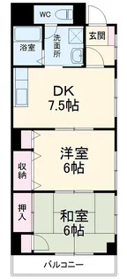 グランドステータス船橋本町【2階】の間取り