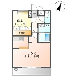 グリーンハイムD【2階】の間取り
