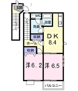 アトラスA【2階】の間取り