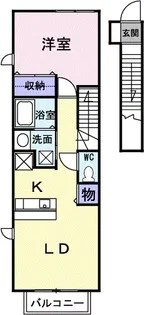 ドリーム・パレス【2階】の間取り