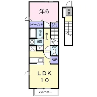 プレステージ【2階】の間取り