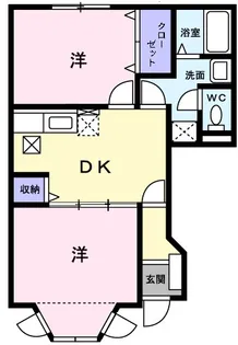 ドリームパレス【1階】の間取り