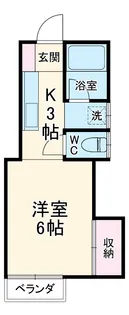スカイハイツ【202号室】の間取り