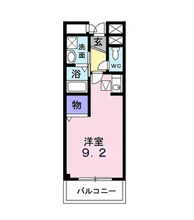 リヴィエ−ル万平【1階】の間取り