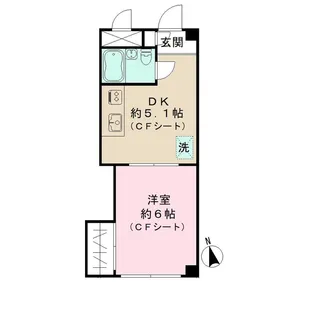 コム・トーコー【1階】の間取り