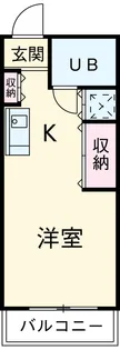 ハイネス下野谷【2階】の間取り