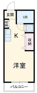 ハイネス下野谷【3階】の間取り