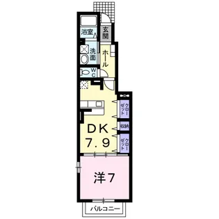 プレミール【1階】の間取り
