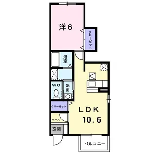 サニー KⅢ【1階】の間取り