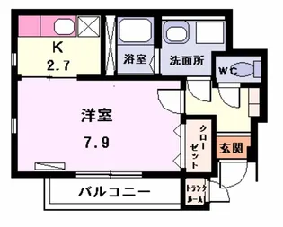 グラース メゾン【1階】の間取り