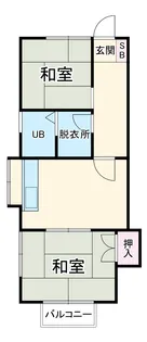 フォーリーフ【102号室】の間取り