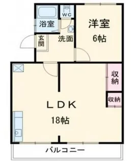 ヴィータ・コリーナ【204号室】の間取り