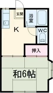 メゾン東【201号室】の間取り