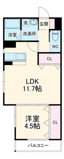 R−NINE【2階】の間取り