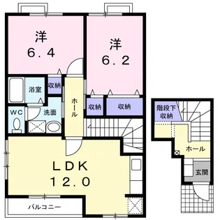 ラーディクス・K【2階】の間取り