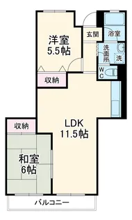 ハイツファミリエ【2階】の間取り