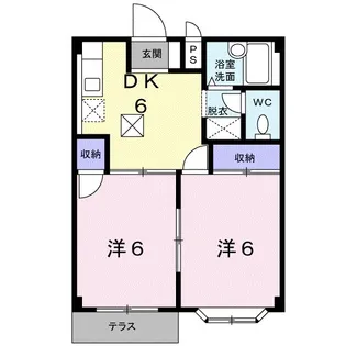 エルデイムわしかわ【1階】の間取り