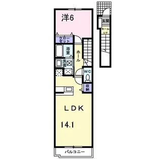 パーク・イーストⅡ【2階】の間取り
