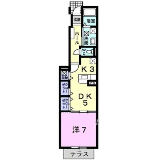 アレーナ【1階】の間取り
